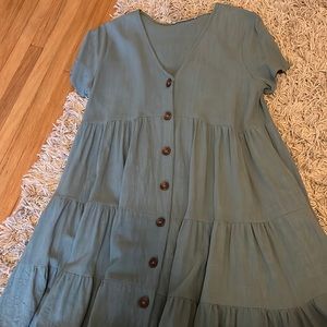 Beautiful green dress from instagram boutique